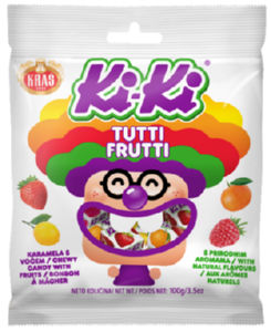 bonboni kiki, tutti frutti, kraš, 100 g
