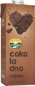 čokoladno mleko, z bregov, 1 l