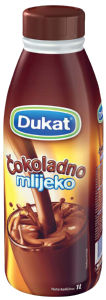 čokoladno mleko, dukat, 1 l