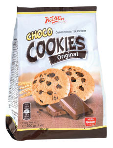 Keksi Choco cookies, original, 200g