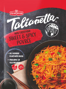 Testenine instant Podravka, Talianetta, Sweet and Spicy zelenjava, 120 g