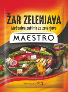 mešanica začimb za zelenjavo žar zelenjava, maestro, 30g