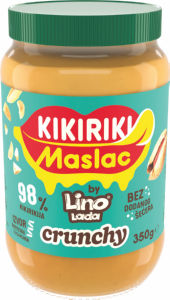arašidov namaz s koščki, lino lada, 350g