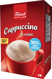 cappuccino z manj sladkorja, franck, 112 g