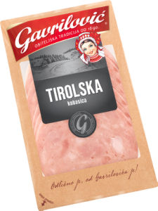 Narezek Gavrilović, Tirolska klobas, 125 g