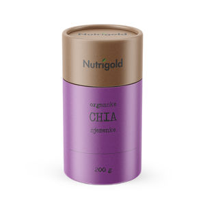 Semena Bio chia Nutrigold, oljne kadulje (Salvia Hispanica), 200 g