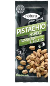 Pistacija Natura Super Snack, pražena, slana, v lupini, 50 g