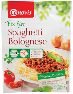 Brezglutenski Bio Fix za Špagete Bolognese Cenovis 40 g 