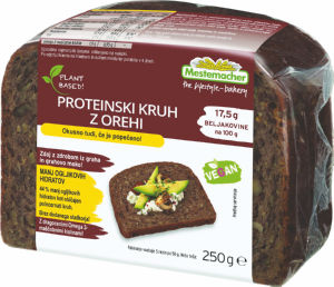 Kruh proteinski z orehi, 250g