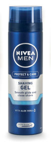 gel za britje mild, nivea, 200 ml
