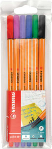 FLOMASTRI POINT 0,4MM GAR 1/6 STABILO VESPER
