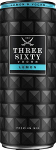 Pijača Three Sixty, Lemon RTD, alk.10 vol%, 0,33 l