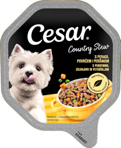 Omaka Cesar, za pse, perutnina in zelenjava, 150 g