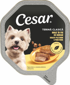 hrana za pse, piščanec in puran, cesar, 150 g