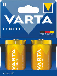 Baterijski vložek Varta, Longlife, D, 2/1