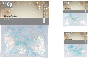 Okrasni material Delux, mavričen, PVC, več vrst, 10 g