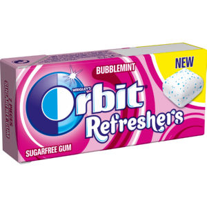 Žvečilni gumi Orbit, Refreshers Bubblemint, 16 g