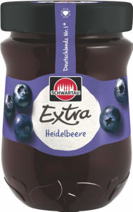 extra džem borovnica, schwartau, 340g