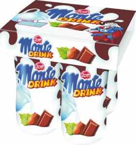 mlečni napitek s čokolado in lešniki monte drink