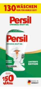 Pralni prašek Persil, gel, Color, 130 pranj, 150 let