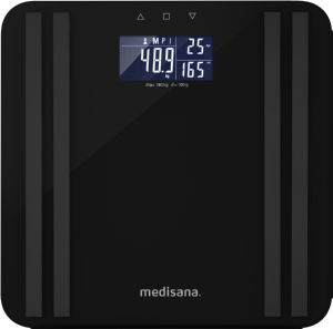 Tehtnica Medisana, osebna z analizo telesa, črna, BS465