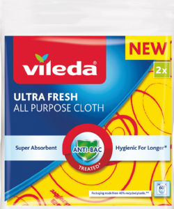 večnamenska krpa, ultra fresh, vileda, 2/1