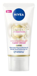 Krema za roke Nivea, Luminous 630, proti pigmentnim madežem, 50 ml