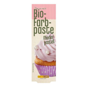 Barva jedilna Bio Decocino, v pasti, pastelno vijolična, 25 g