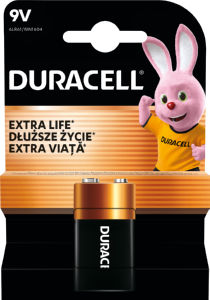 baterija 9v duracell