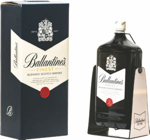 Whisky Ballantine's, Finest + stojalo, alk.40 vol%, 4,5 l