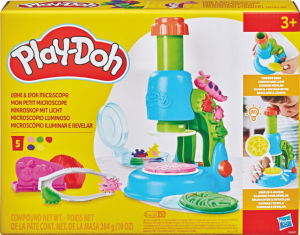 Igralni set Play Doh, mikroskop posveti in poglej