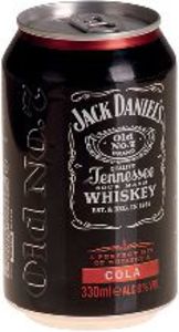 Pijača Jack Daniel's, s colo in whiskeyem, alk.5 vol%, 0,33 l