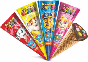 vafljev kornet presenečenja z lešnikovo kremo paw patrol