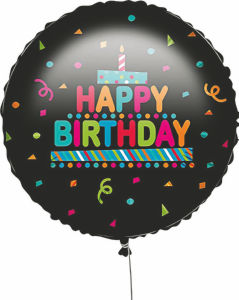 Balon folija Happy Birthday