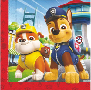 Serviete papirnate Paw Patrol, Rescue Heroes, 33 x 33 cm 2sl., 20/1