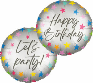 Balon folija Happy Birthday in Let's party