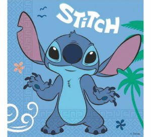 Serviete papirnate Stitch & Angel, 33 x 33 cm 2sl., 20/1