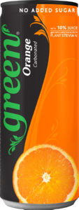 gazirana pijača pomaranča, green orange, 330ml