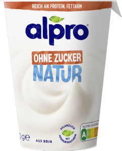 fermentiran sojin izdelek, brez dodanega sladkorja, alpro, 400 g