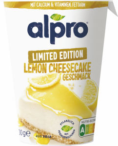 Alpro sojin, fermantiran, sezonski okus, limonina, sirova torta, 400 g