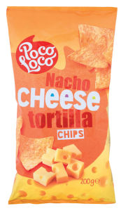 koruzni tortilla čips z okusom sira