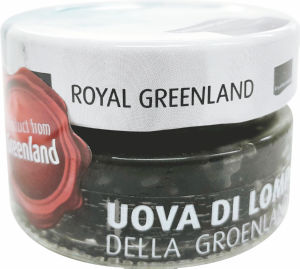 Kaviar Royal Greenland, iz iker bradavičarice, črni, 50 g