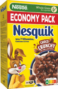 kosmiči žitne kroglice nesquik