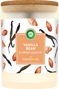 dišeča sveča, vanilla bean & sweet almond, air wick, 185 g