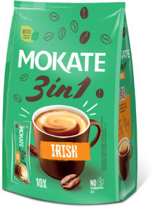 Kava Mokate, instant 3v1, irska krema, 170g