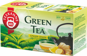 zeleni čaj ingver in limona green tea ginger&lemon, teekanne, 20/1, 35g