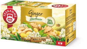 Čaj Teekanne, Ginger Elderflower, inver, bezeg, filter, 35 g