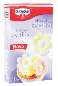 okrasne cvetlice, dr. oetker, 12 kosov