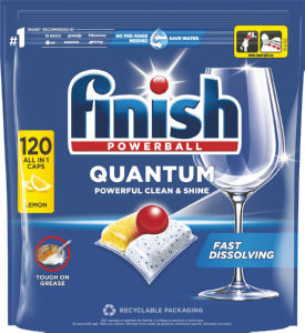Kapsule Finish, Quantum All in 1, Lemon Sparkle, 120/1
