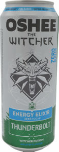 Pijača energijska Oshee, The Witcher, Mojito, brez sladkorja, 500 ml
